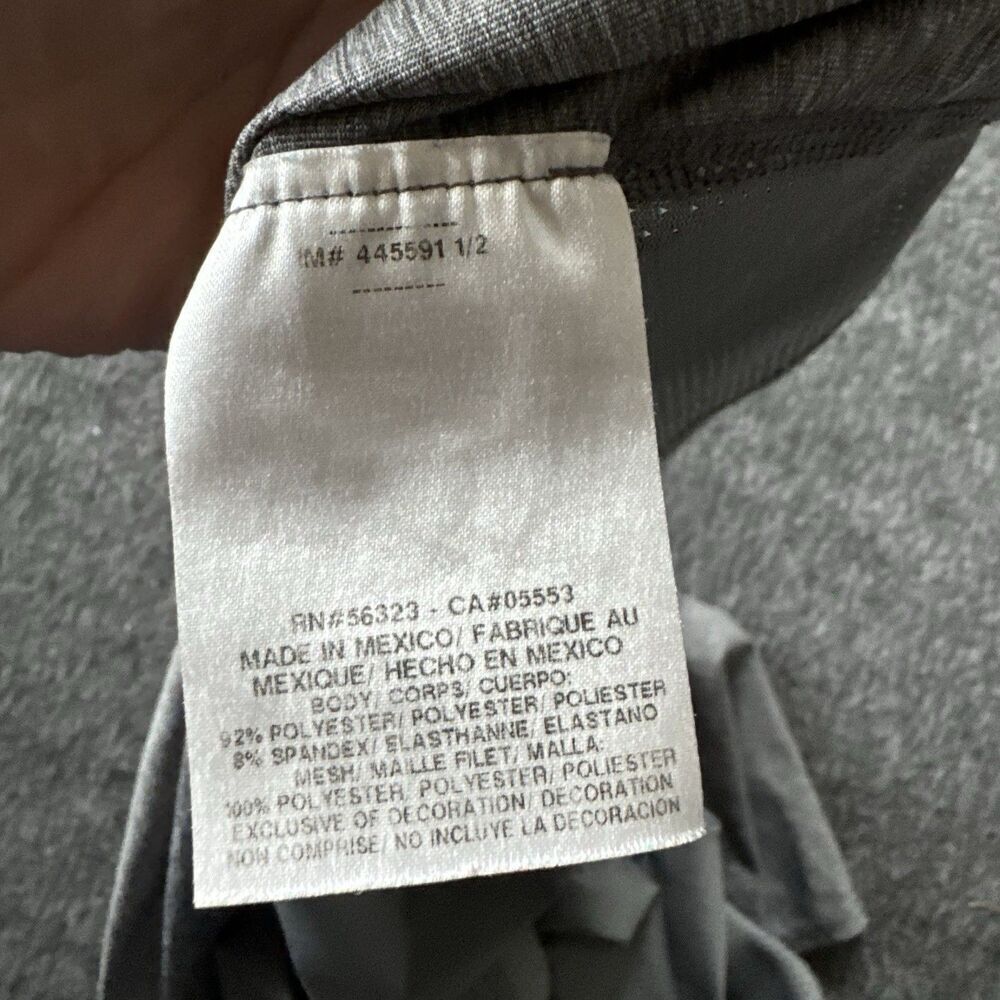 Nike Pro Combat Dri-Fit Fitted Sleeveless T Shirt Grey Athletic Mens Medium - Picture 9 of 9
